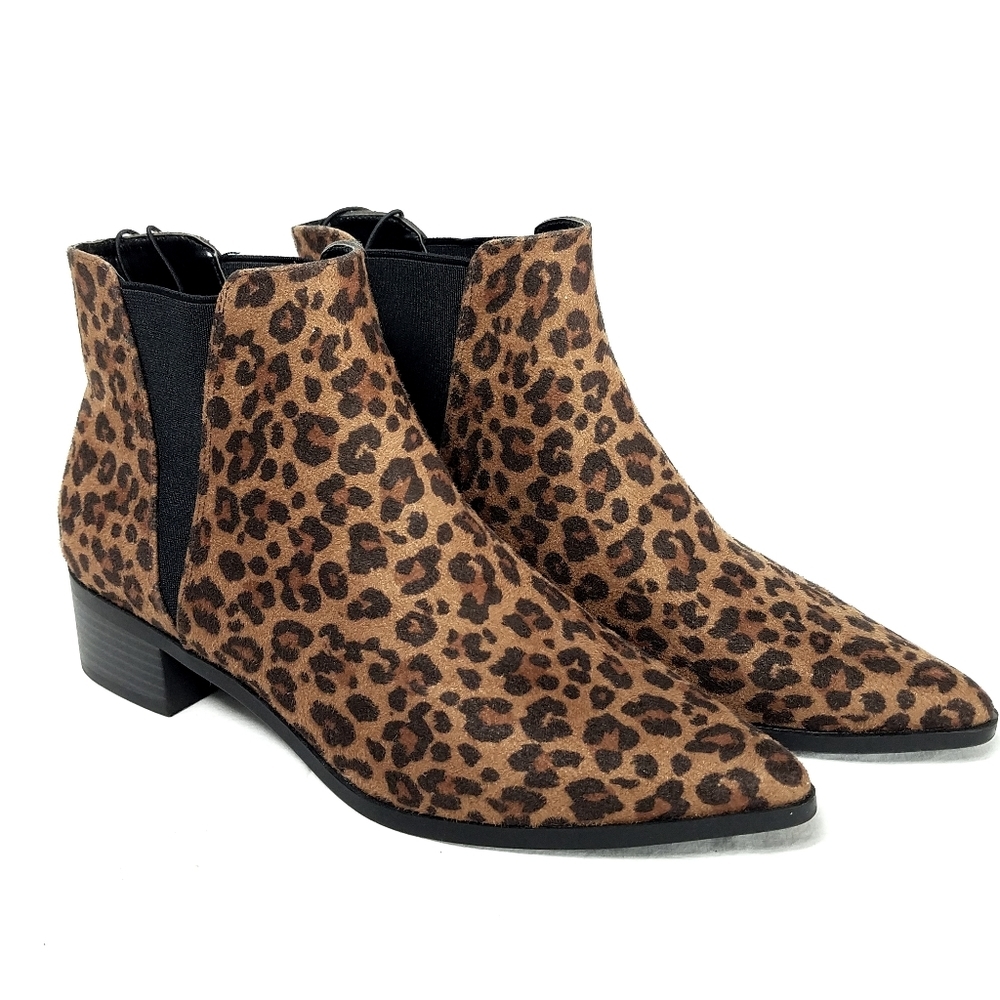 A.N.A Garwin Leopard Ankle Boot